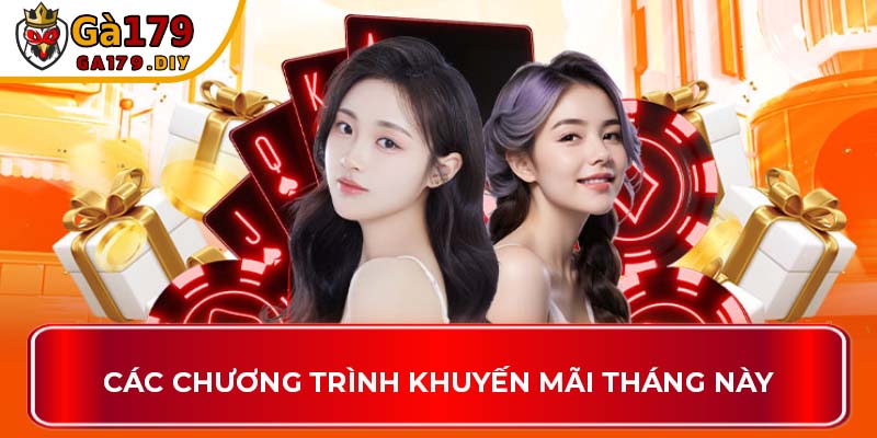 Các chương trình khuyến mãi tháng này