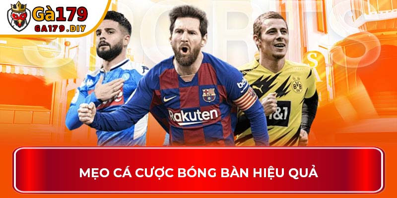 Mẹo cá cược bóng bàn hiệu quả