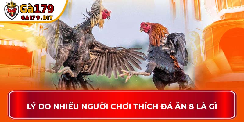Lý do nhiều người chơi thích đá ăn 8 là gì